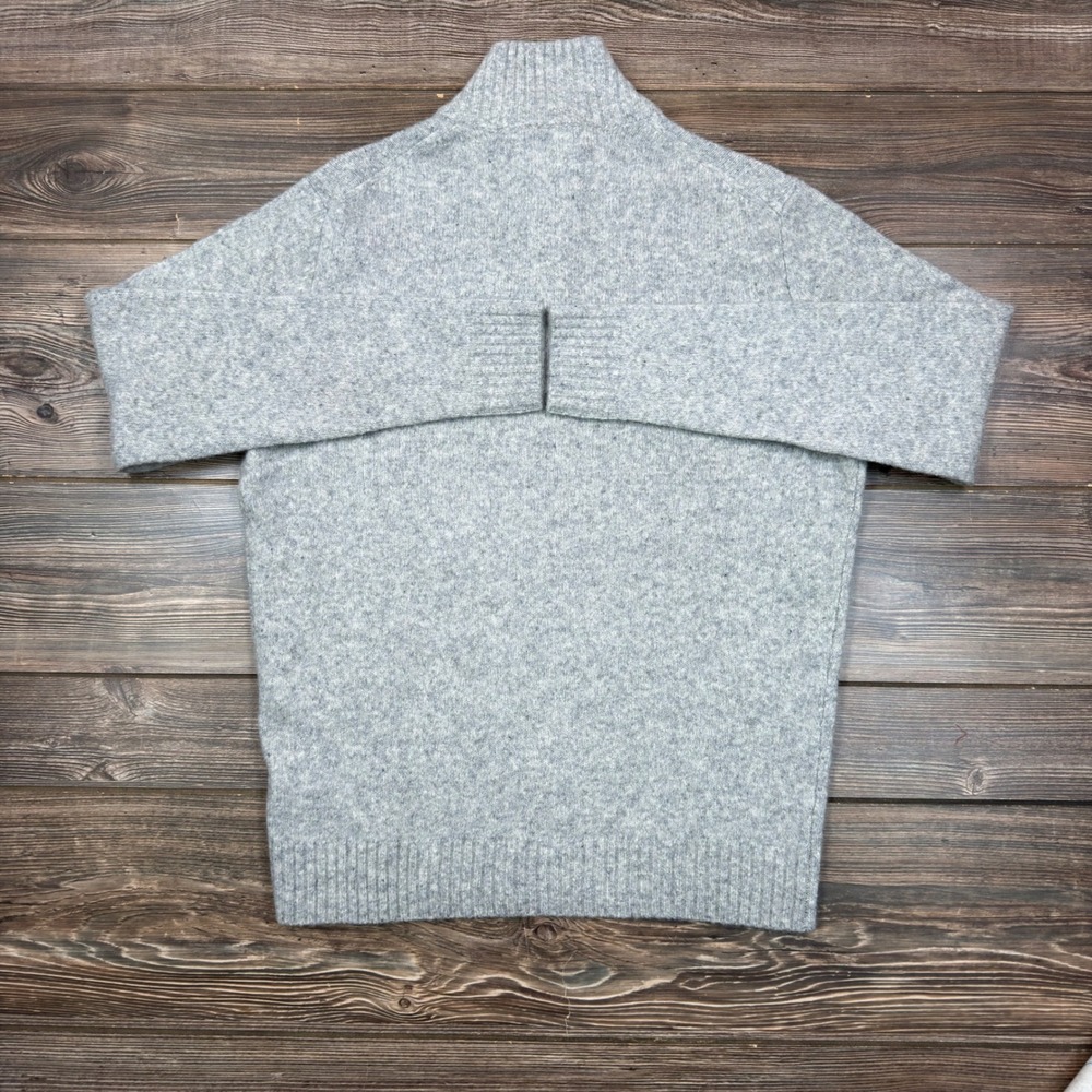 Collars & Co Mens Size XL Balmoral Three Button Wool Blend Sweater Gray NEW - Picture 9 of 9